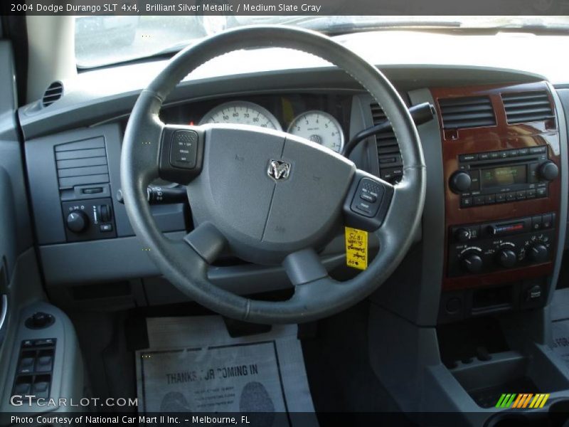 Brilliant Silver Metallic / Medium Slate Gray 2004 Dodge Durango SLT 4x4