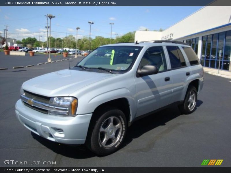 Moondust Metallic / Light Gray 2007 Chevrolet TrailBlazer LS 4x4