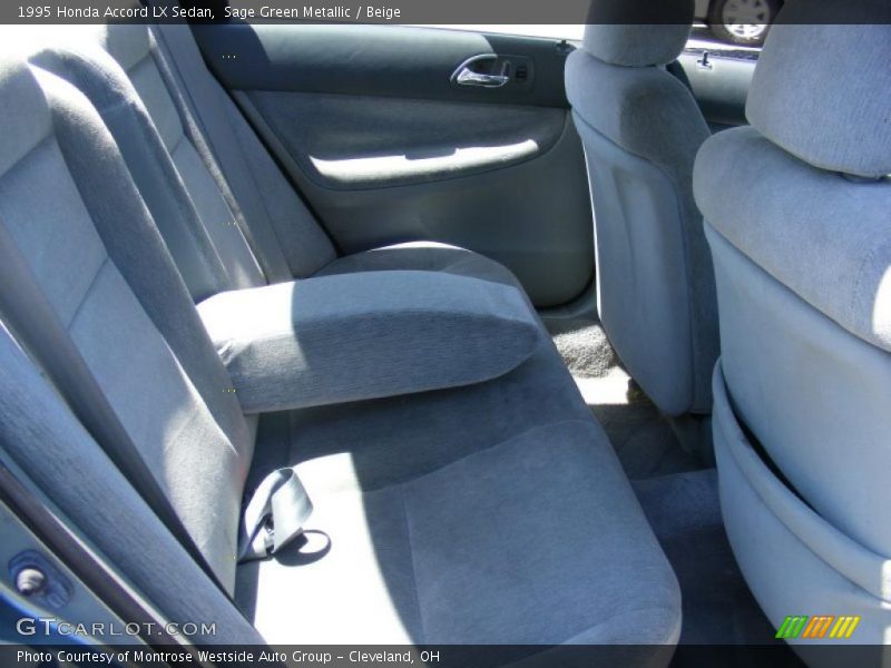 Sage Green Metallic / Beige 1995 Honda Accord LX Sedan