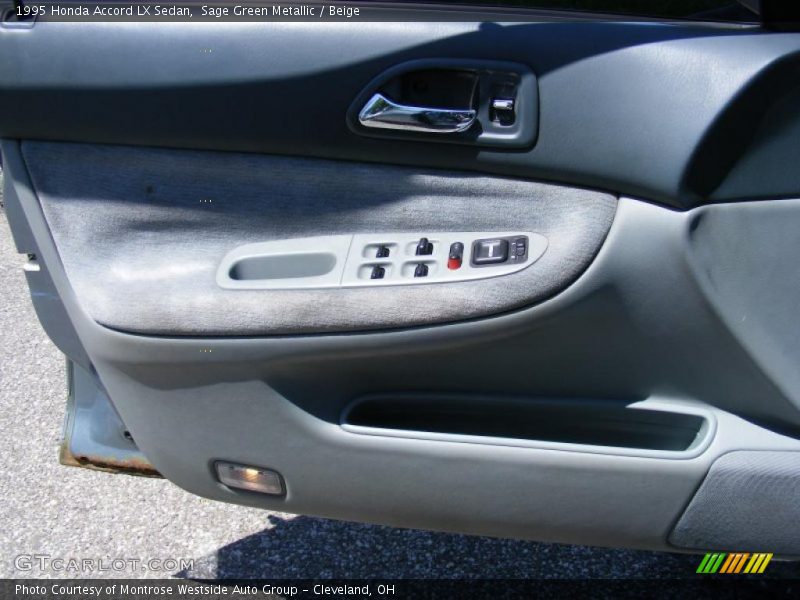 Sage Green Metallic / Beige 1995 Honda Accord LX Sedan