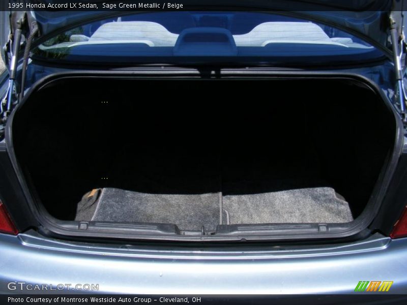 Sage Green Metallic / Beige 1995 Honda Accord LX Sedan