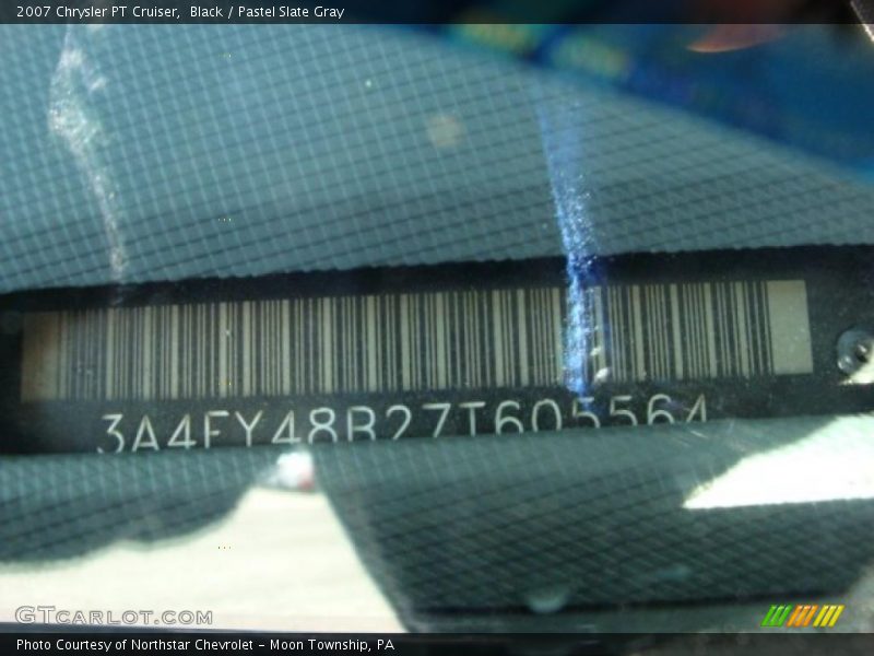 Black / Pastel Slate Gray 2007 Chrysler PT Cruiser