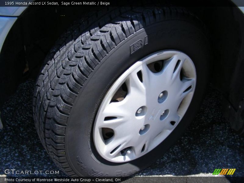Sage Green Metallic / Beige 1995 Honda Accord LX Sedan