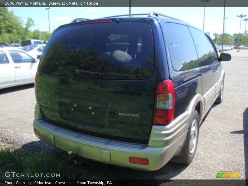 Blue-Black Metallic / Taupe 2000 Pontiac Montana