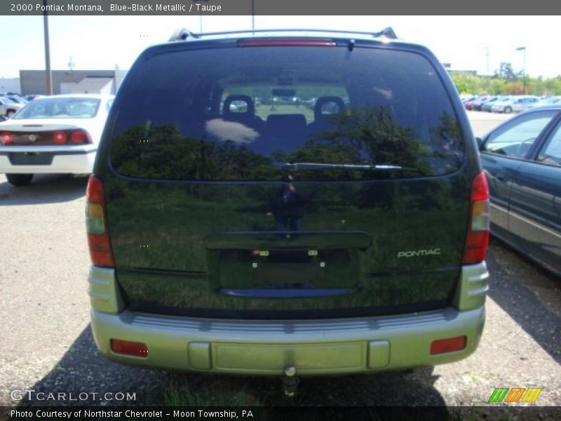 Blue-Black Metallic / Taupe 2000 Pontiac Montana