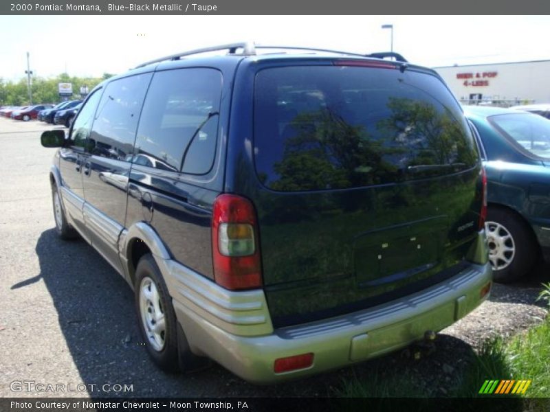 Blue-Black Metallic / Taupe 2000 Pontiac Montana