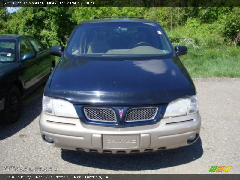 Blue-Black Metallic / Taupe 2000 Pontiac Montana