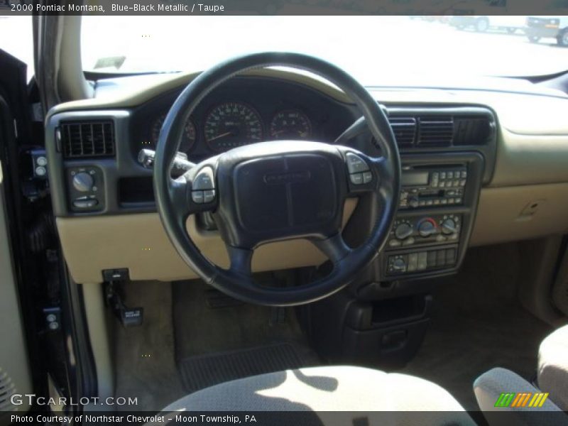 Blue-Black Metallic / Taupe 2000 Pontiac Montana