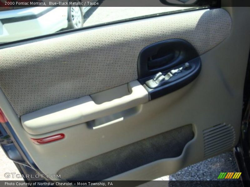Blue-Black Metallic / Taupe 2000 Pontiac Montana