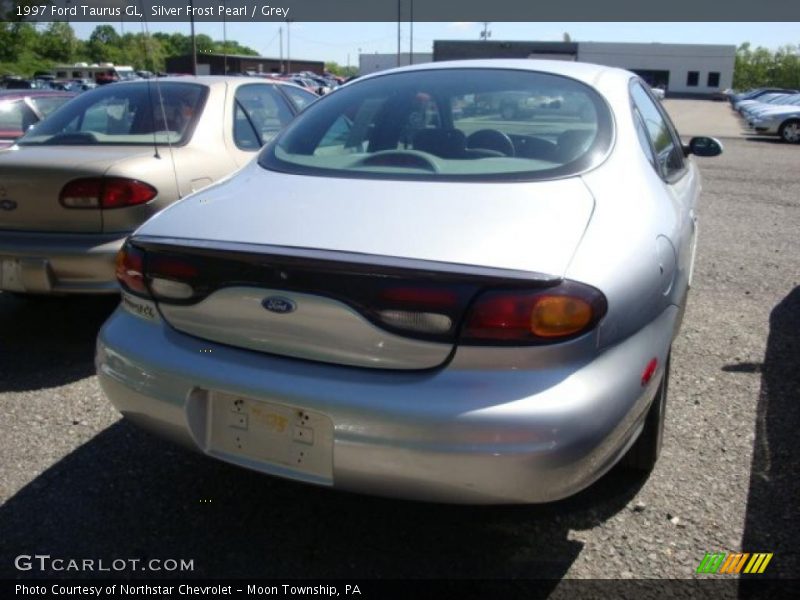 Silver Frost Pearl / Grey 1997 Ford Taurus GL