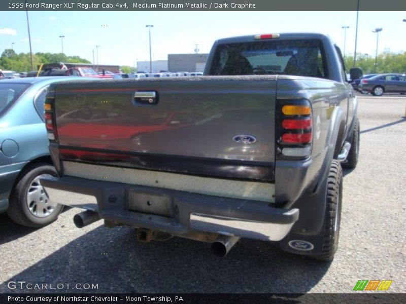 Medium Platinum Metallic / Dark Graphite 1999 Ford Ranger XLT Regular Cab 4x4