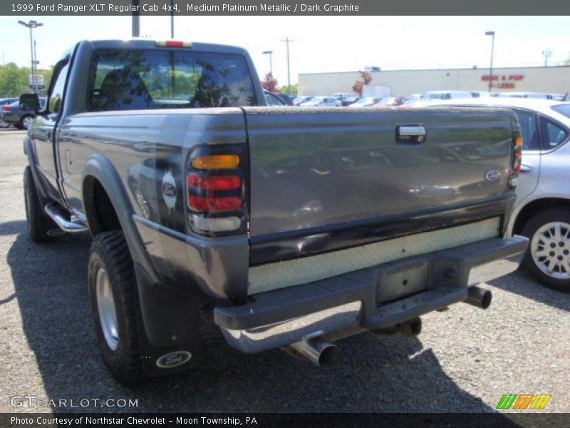 Medium Platinum Metallic / Dark Graphite 1999 Ford Ranger XLT Regular Cab 4x4