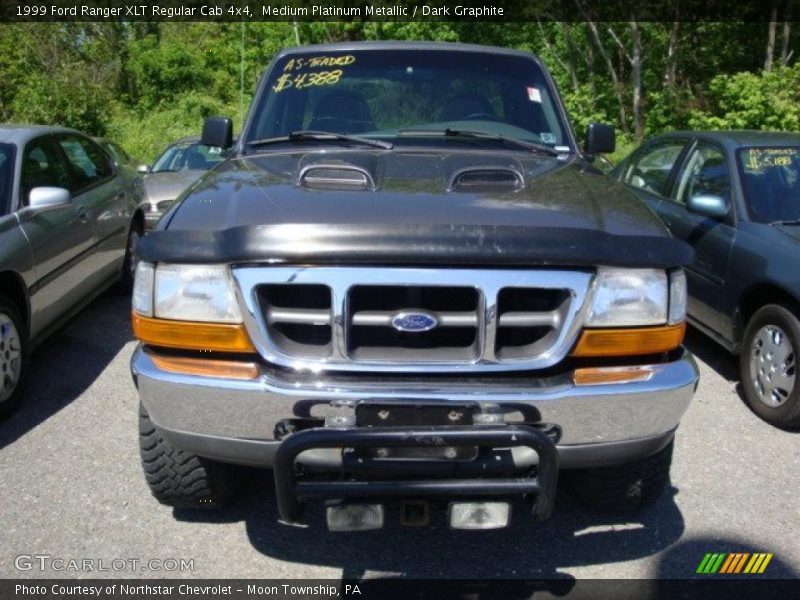 Medium Platinum Metallic / Dark Graphite 1999 Ford Ranger XLT Regular Cab 4x4
