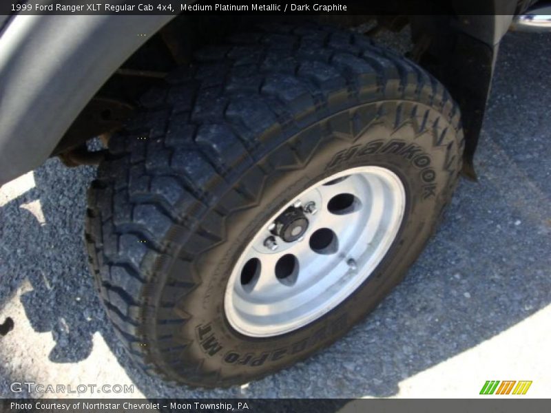 Medium Platinum Metallic / Dark Graphite 1999 Ford Ranger XLT Regular Cab 4x4