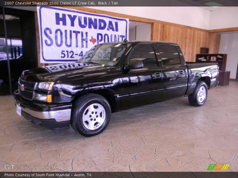 Black / Tan 2007 Chevrolet Silverado 1500 Classic LT Crew Cab