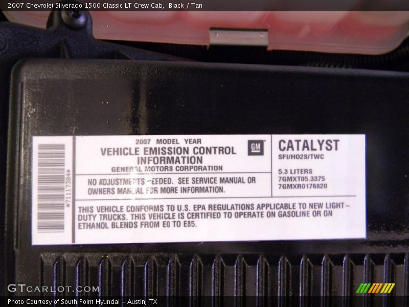 Black / Tan 2007 Chevrolet Silverado 1500 Classic LT Crew Cab