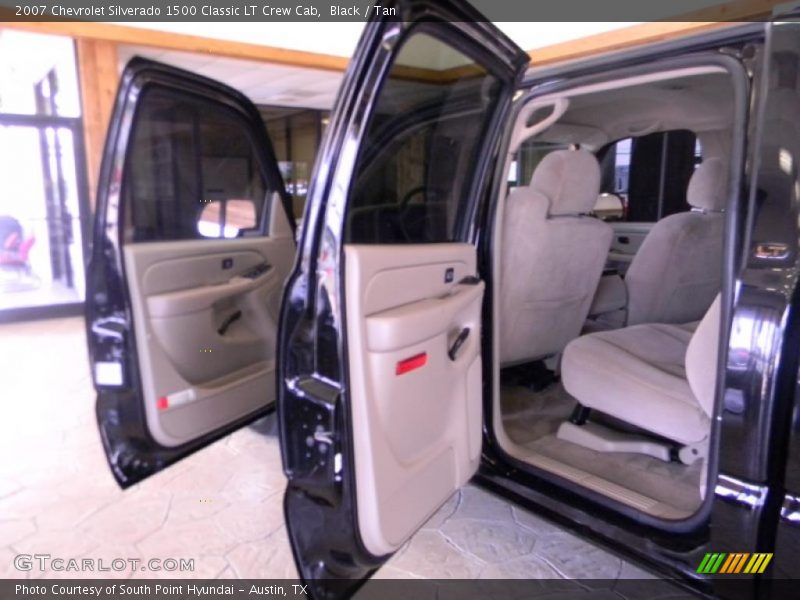 Black / Tan 2007 Chevrolet Silverado 1500 Classic LT Crew Cab