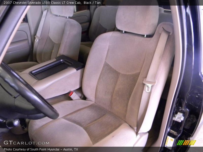 Black / Tan 2007 Chevrolet Silverado 1500 Classic LT Crew Cab