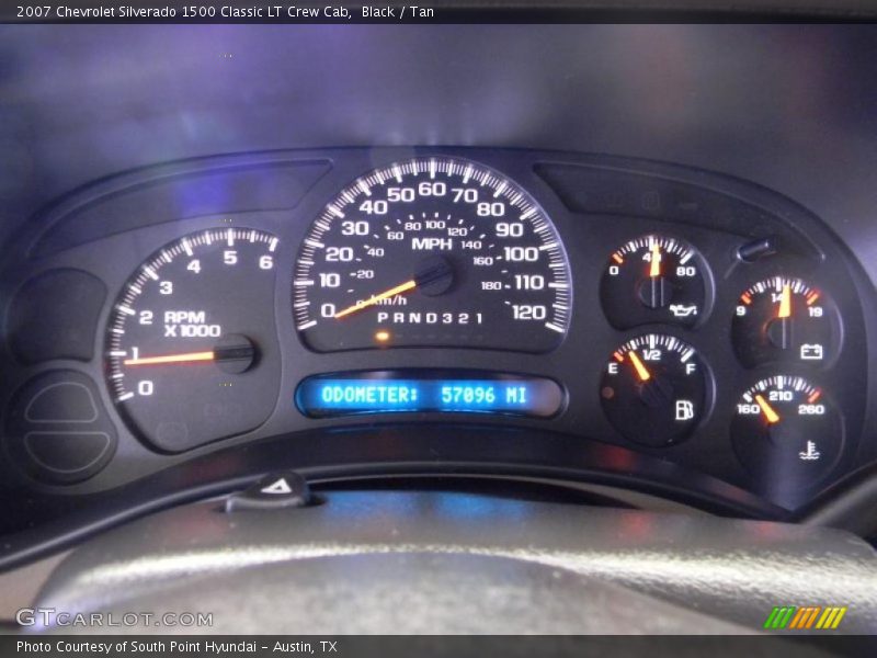 Black / Tan 2007 Chevrolet Silverado 1500 Classic LT Crew Cab