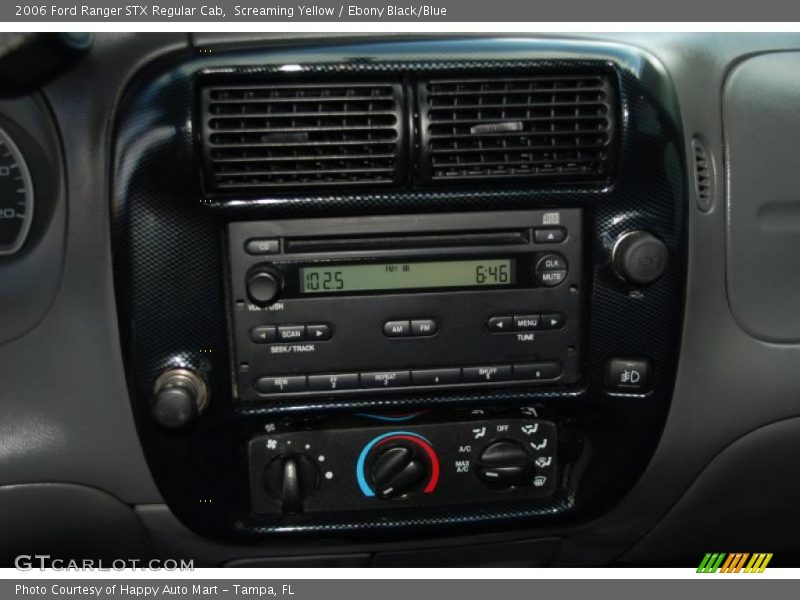 Screaming Yellow / Ebony Black/Blue 2006 Ford Ranger STX Regular Cab