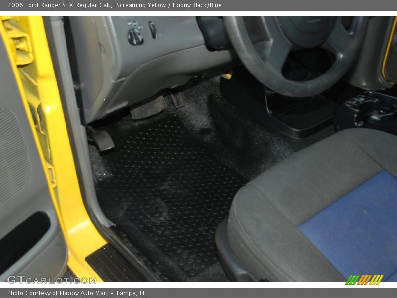Screaming Yellow / Ebony Black/Blue 2006 Ford Ranger STX Regular Cab