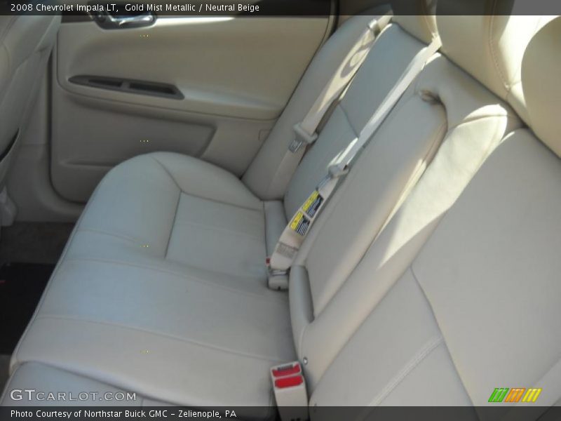 Gold Mist Metallic / Neutral Beige 2008 Chevrolet Impala LT
