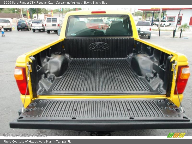 Screaming Yellow / Ebony Black/Blue 2006 Ford Ranger STX Regular Cab