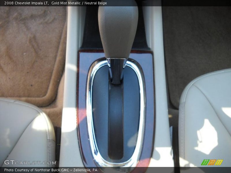 Gold Mist Metallic / Neutral Beige 2008 Chevrolet Impala LT
