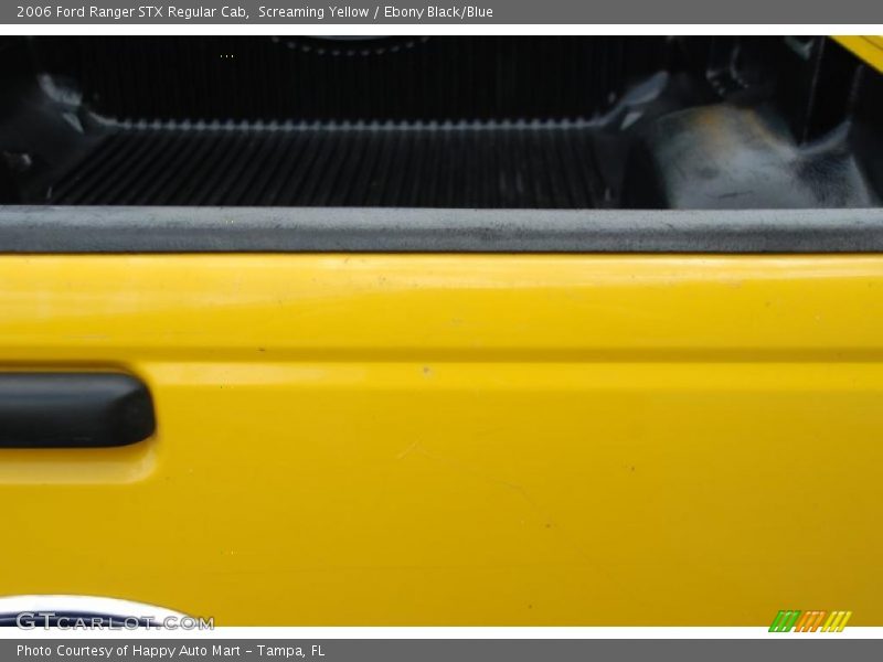 Screaming Yellow / Ebony Black/Blue 2006 Ford Ranger STX Regular Cab