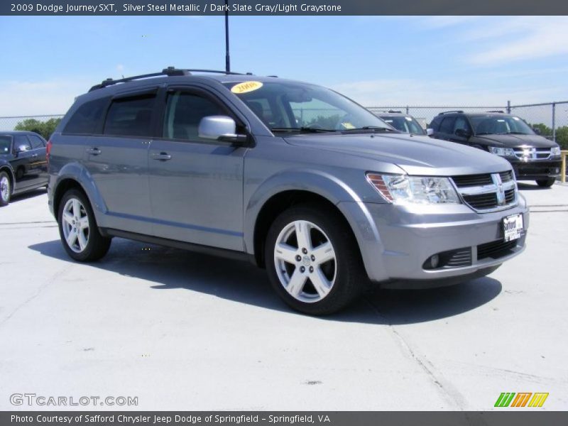 Silver Steel Metallic / Dark Slate Gray/Light Graystone 2009 Dodge Journey SXT