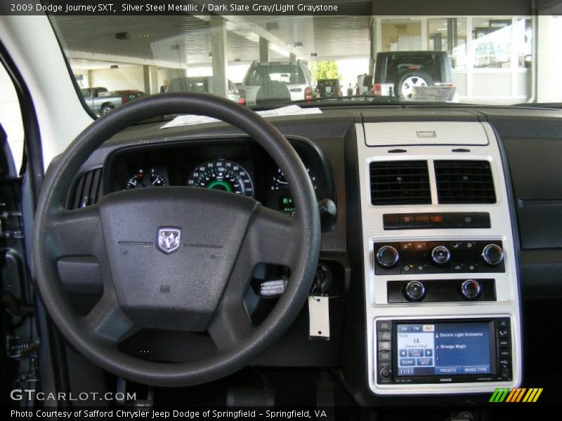 Silver Steel Metallic / Dark Slate Gray/Light Graystone 2009 Dodge Journey SXT