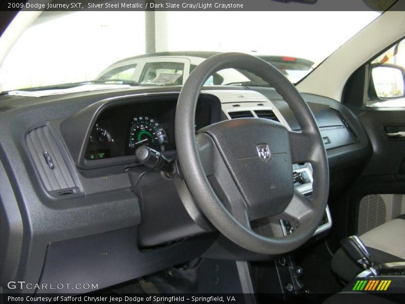 Silver Steel Metallic / Dark Slate Gray/Light Graystone 2009 Dodge Journey SXT