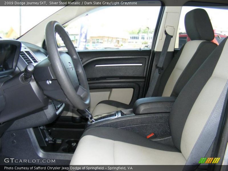 Silver Steel Metallic / Dark Slate Gray/Light Graystone 2009 Dodge Journey SXT