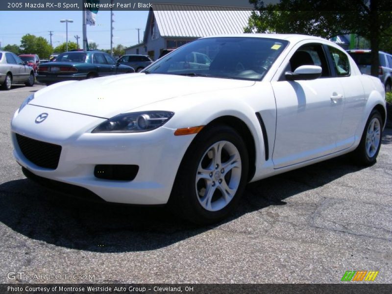 Whitewater Pearl / Black 2005 Mazda RX-8 Sport