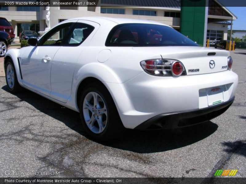 Whitewater Pearl / Black 2005 Mazda RX-8 Sport