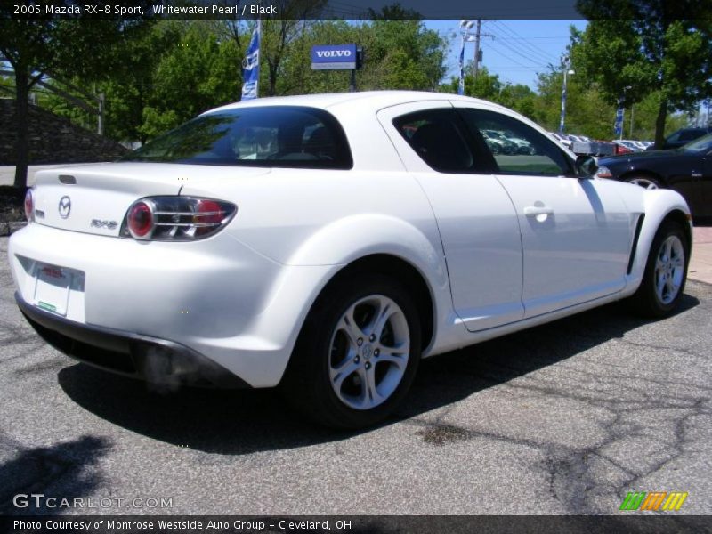 Whitewater Pearl / Black 2005 Mazda RX-8 Sport