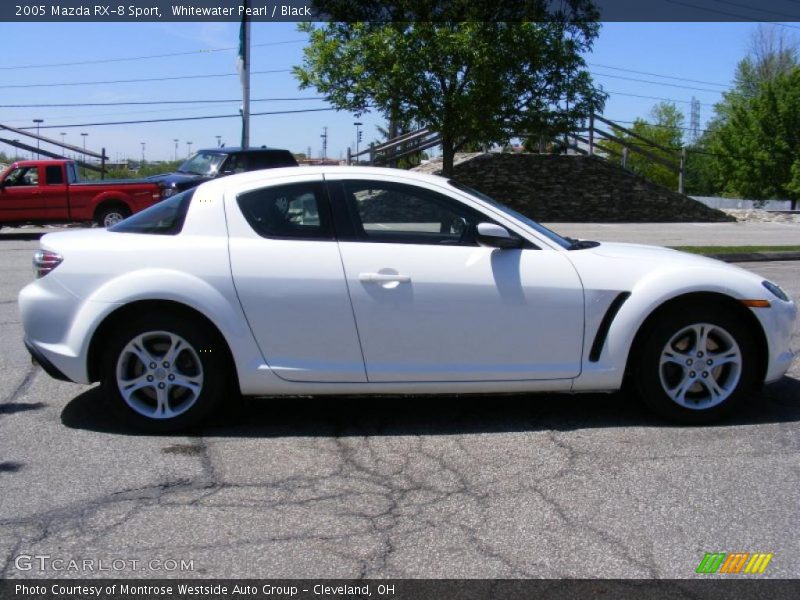 Whitewater Pearl / Black 2005 Mazda RX-8 Sport