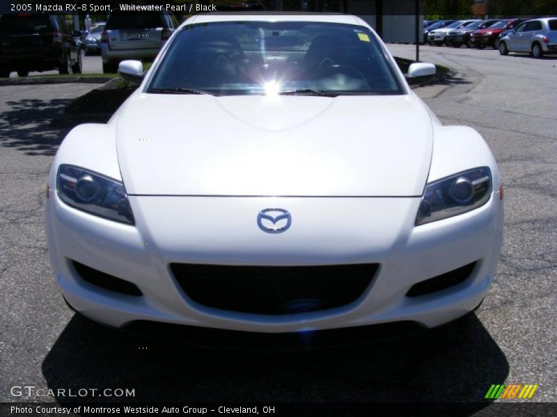 Whitewater Pearl / Black 2005 Mazda RX-8 Sport
