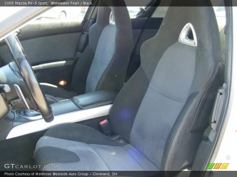 Whitewater Pearl / Black 2005 Mazda RX-8 Sport
