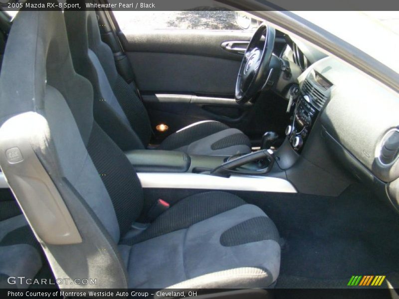 Whitewater Pearl / Black 2005 Mazda RX-8 Sport