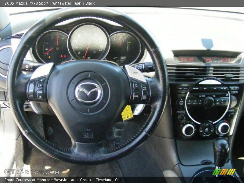 Whitewater Pearl / Black 2005 Mazda RX-8 Sport