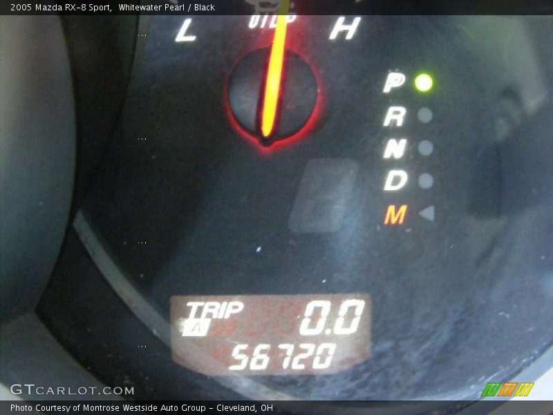 Whitewater Pearl / Black 2005 Mazda RX-8 Sport