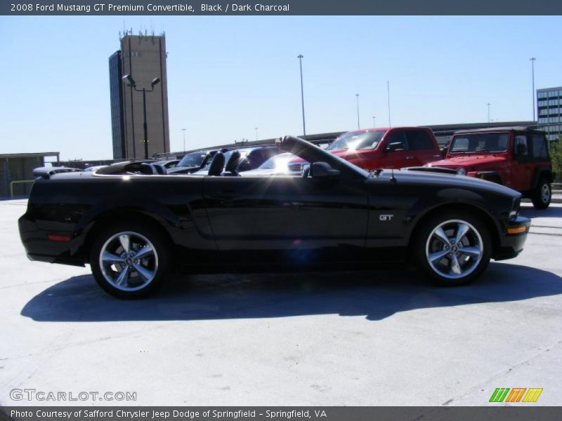 Black / Dark Charcoal 2008 Ford Mustang GT Premium Convertible