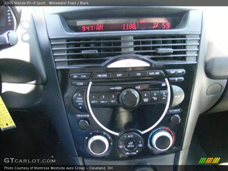 Whitewater Pearl / Black 2005 Mazda RX-8 Sport