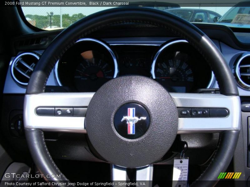 Black / Dark Charcoal 2008 Ford Mustang GT Premium Convertible