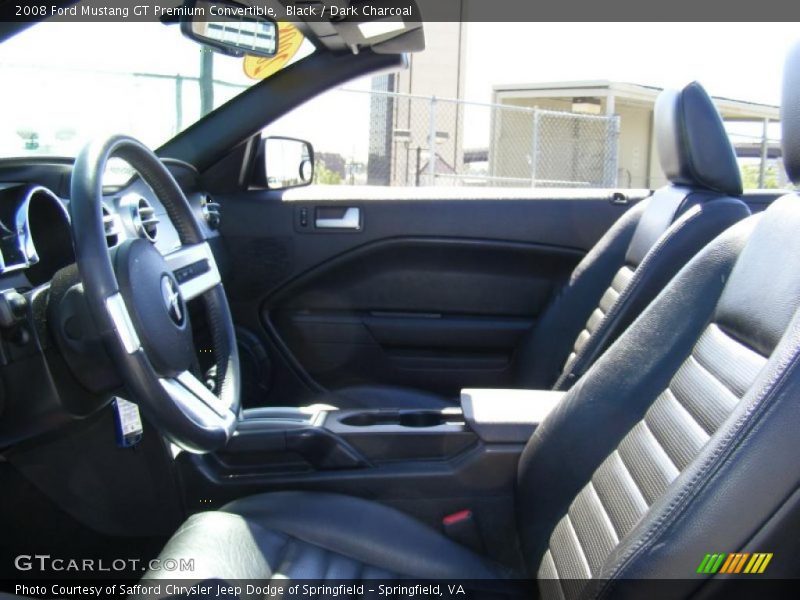 Black / Dark Charcoal 2008 Ford Mustang GT Premium Convertible