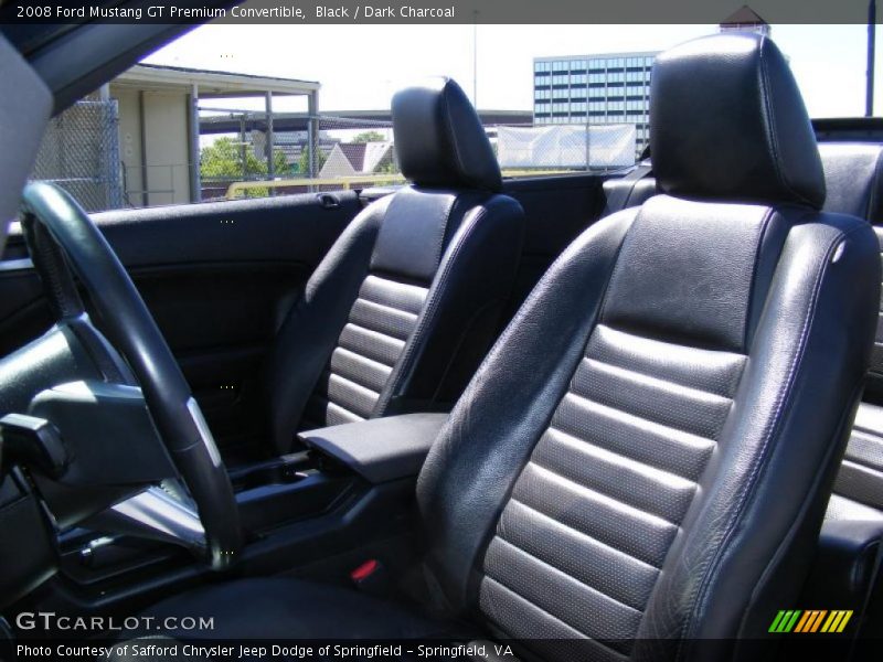 Black / Dark Charcoal 2008 Ford Mustang GT Premium Convertible
