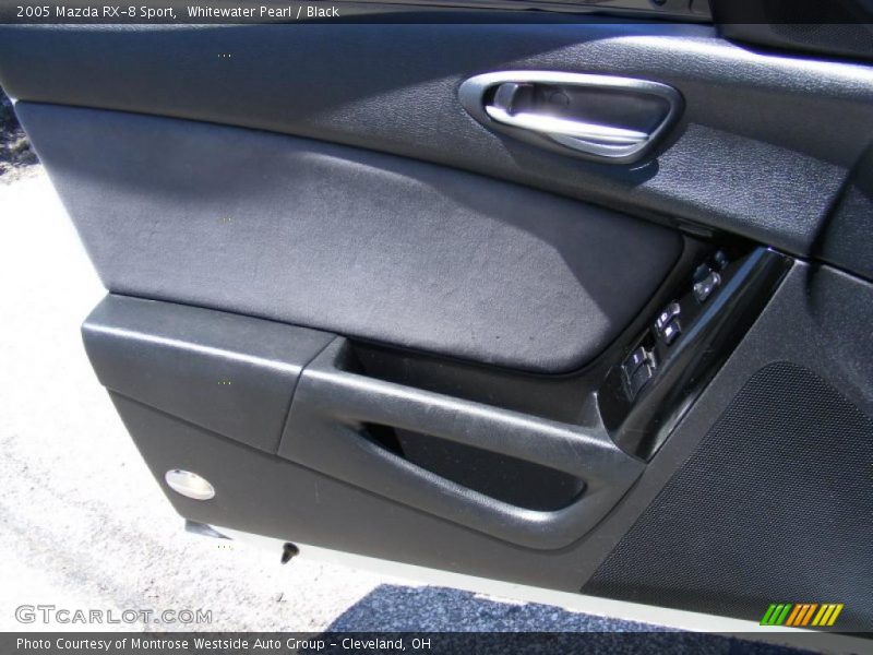 Whitewater Pearl / Black 2005 Mazda RX-8 Sport