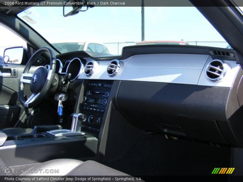 Black / Dark Charcoal 2008 Ford Mustang GT Premium Convertible