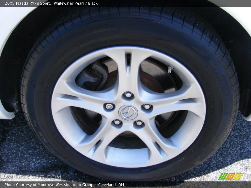 Whitewater Pearl / Black 2005 Mazda RX-8 Sport